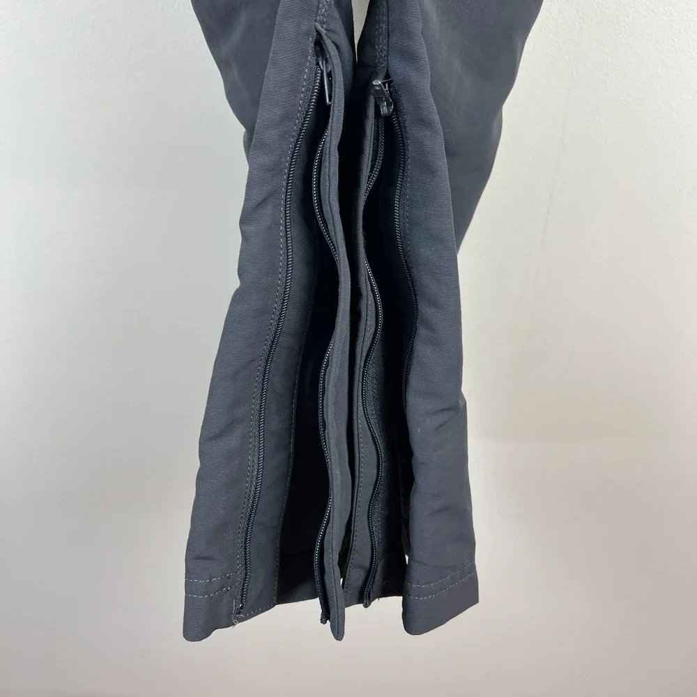 The North Face Convertible Cargo Pants Shorts Mens Small Gray Belted Hiking S